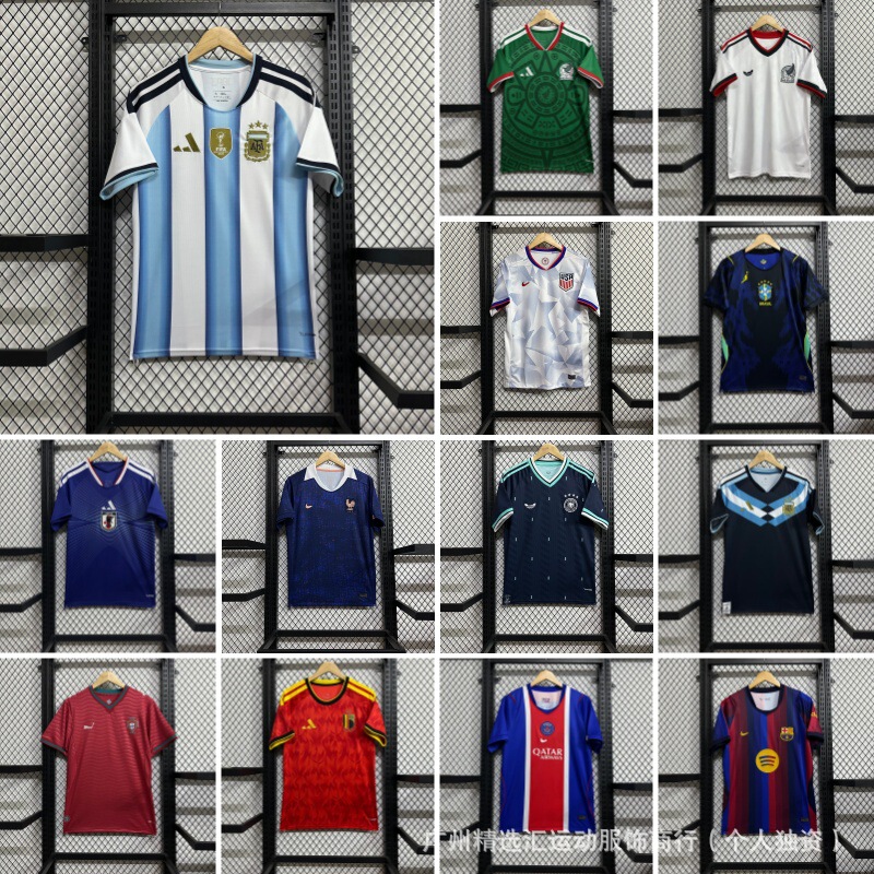 2026 World Cup Football Uniforms for the United States, Canada, and Mexico National Teams and Club Jerseys Argentina Spain Mexico