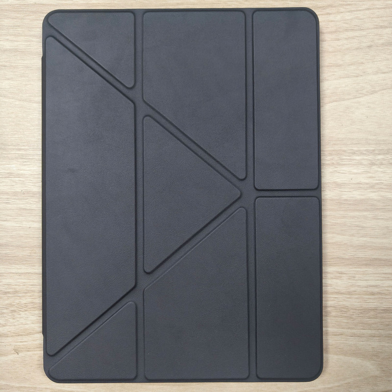 Y+3折型保护套适用ipad pro11寸亚克力带笔槽Air5透明全包保护壳|undefined
