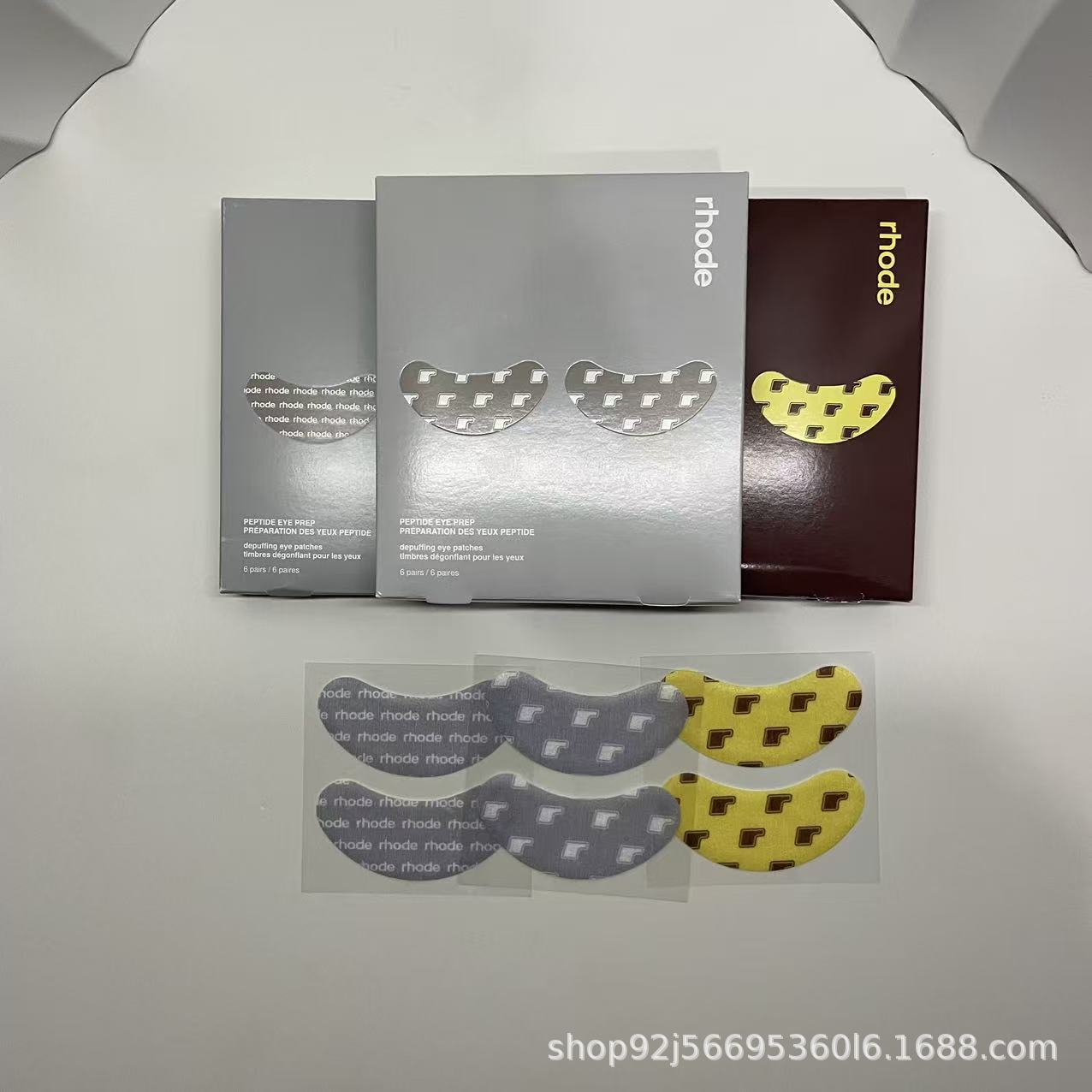 Cross-border Rhode Skin Hailey peptide eye prep nourishing eye patch multi-peptide eye mask under-eye mask new