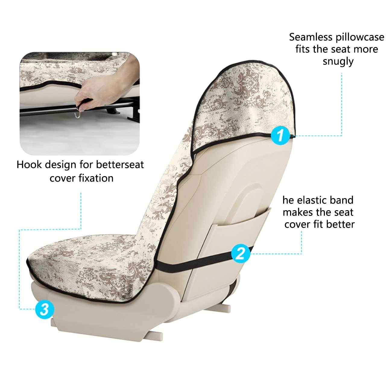 Car seat towel cover front seat protector suitable for gym and exercise, universal for all seasons, car use 76