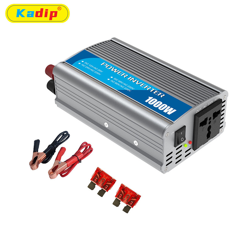 Factory direct 1000W car inverter 12V/24V to 110V 220V power converter booster
