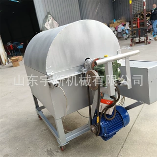 大型芝麻炒锅不锈钢瓜子花生炒货机 滚筒板栗葵花籽炒料设备