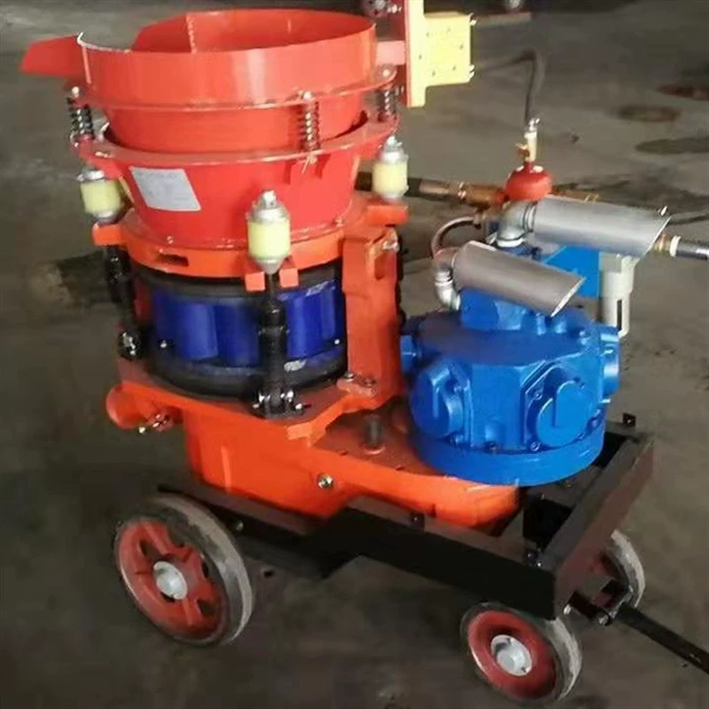 Поставка сухой бетонной цементной гравийной машины для заливки фундамента туннеля Машина для влажного и сухого распыления