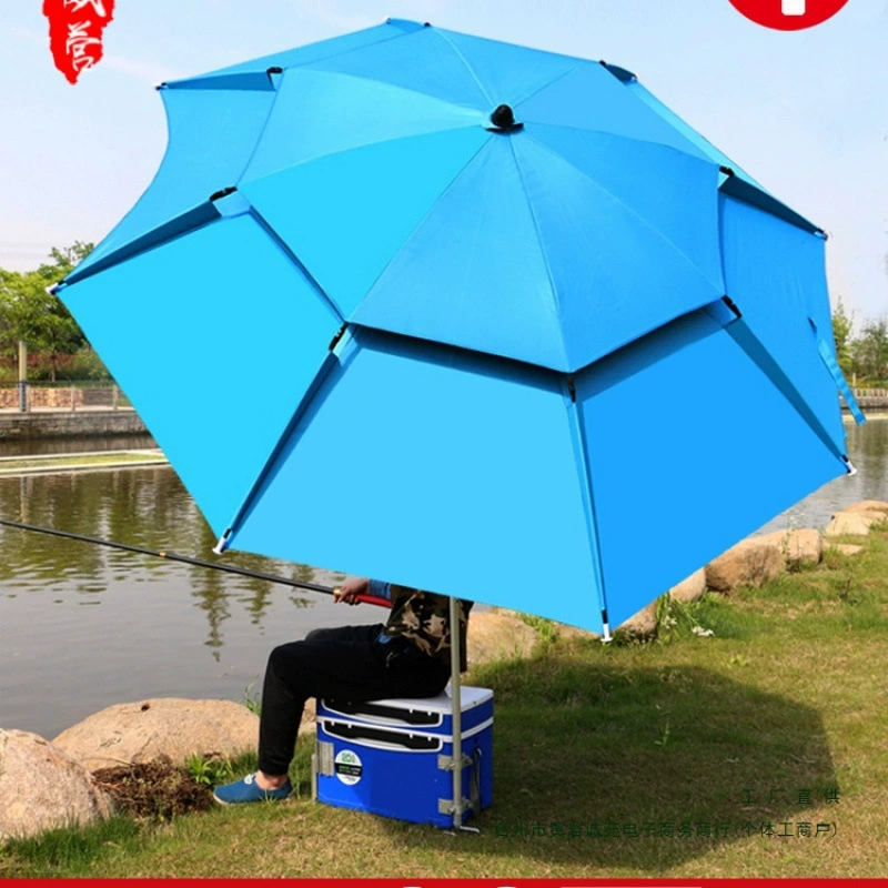 Зонт для рыбалки Большой зонт для рыбалки 70% off Складной зонт Универсальная защита от солнца Непромокаемый солнцезащитный козырек Новый зонт для рыбалки на открытом воздухе
