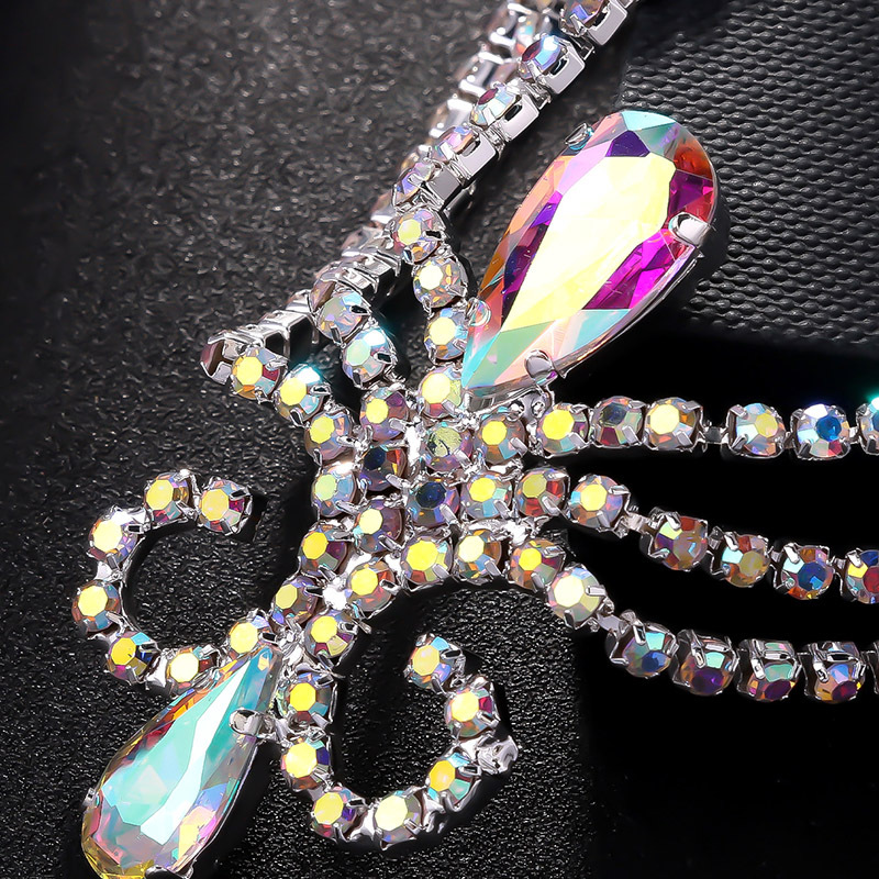 Cross-border nueva cinta de diamante de estilo bohemio multicapa de diamante bandas de cabello accesorios de baile Headwear