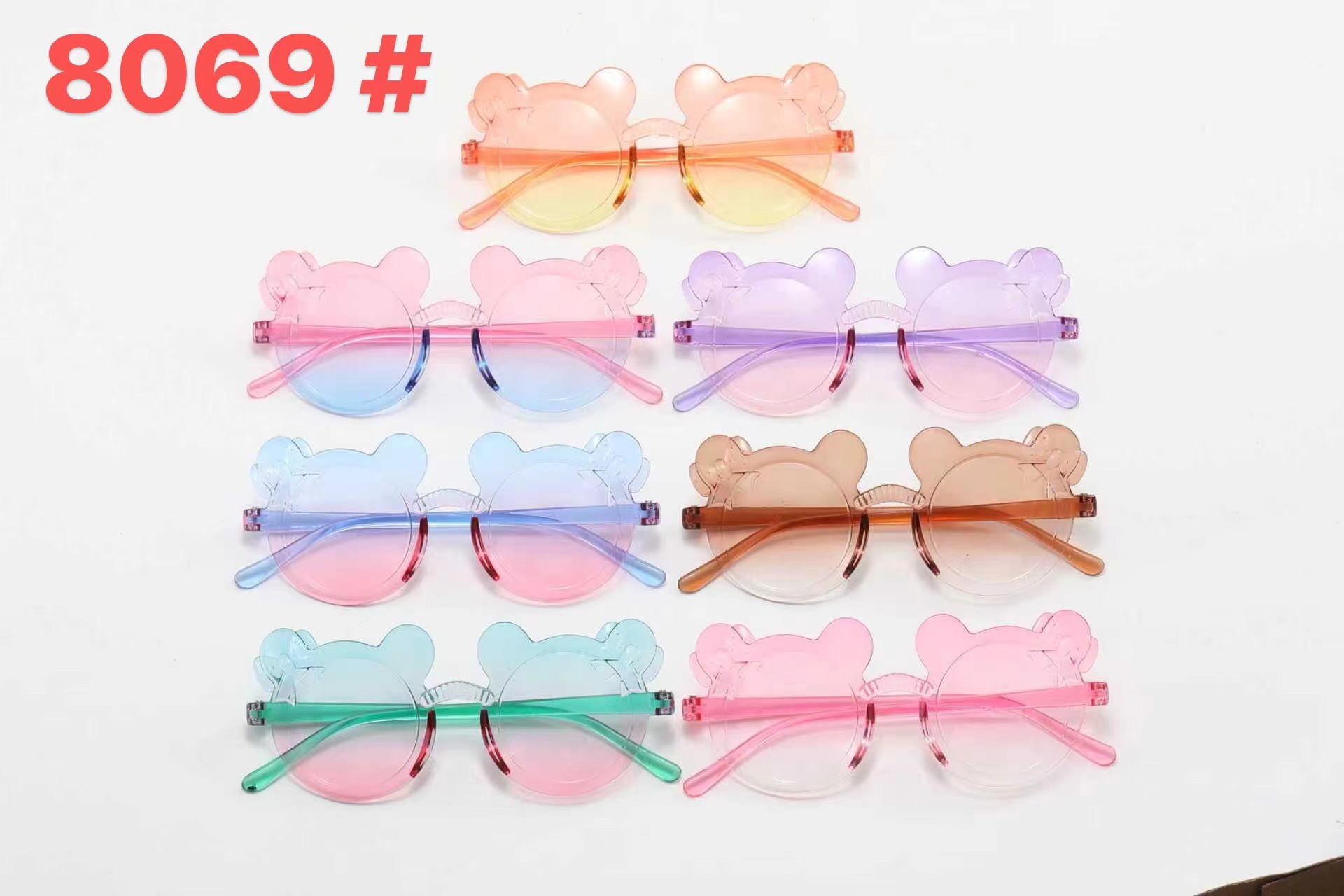 2026 gafas de sol para niños en un marco al por mayor una pieza de joyería de una variedad de combinación de gafas de sol para niños en stock