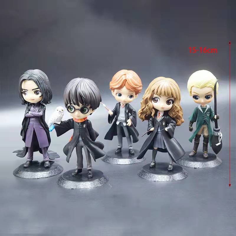 5 Harry Potter Hermione Ron Malford Professor Snape Hand Toy Model Cake Ornaments Blind Box