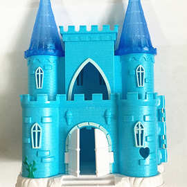 别墅城堡Castle doll toys娃娃屋儿童塑料玩具过家家配件99g 厂家