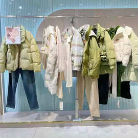 钡25冬禾新款时尚外套上衣裤子女装品牌折扣尾货直播实体一手货源