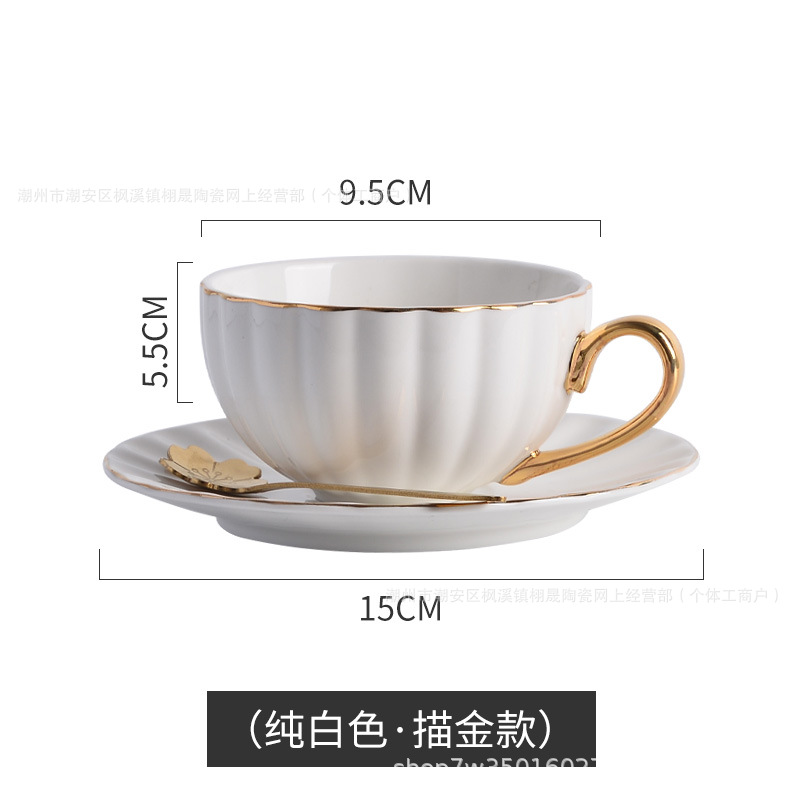 Continental pequeño lujo conjunto de tazas de café de Phnom Penh estilo inglés de la tarde tazas de té de flores de hotel tazas de café de cerámica platos