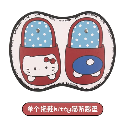 Cute Kitten Cartoon Car Seat Back Anti-Kick Pad Car Seat Back Anti-Fouling Pad Rear Seat Back Anti-Kick Pad (Chair back anti-kick pad) - slippers-kt