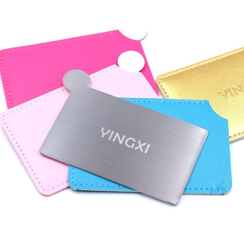 Creative mirror, stainless steel unbreakable cosmetic mirror, vanity mirror, small mirror, wholesale mirror