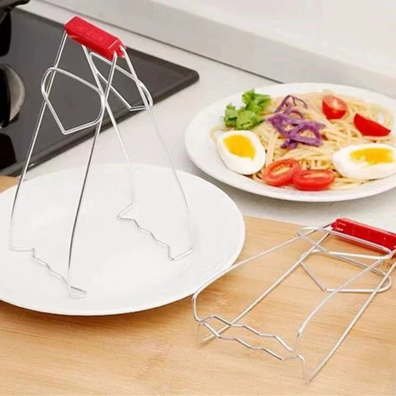 Кухонный зажим для защиты от ожогов из нержавеющей стали держатель для Чаши Держатель тарелки нескользящий зажим для кастрюли гаджет артефакт