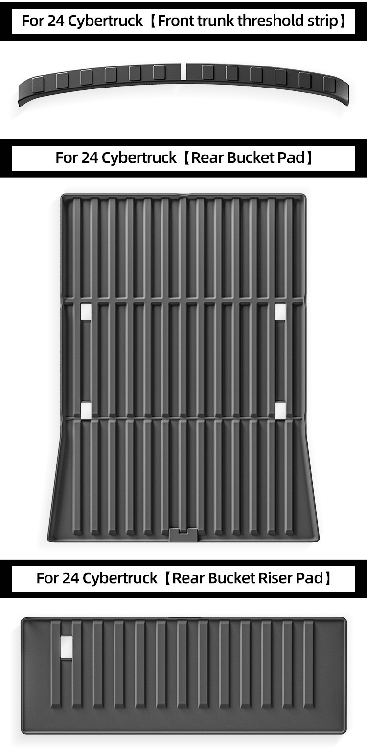TPE Floor Mats for Tesla Cybertruck 2024