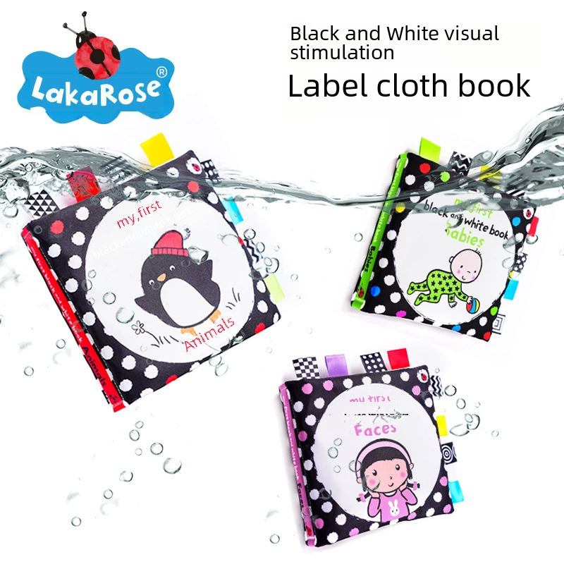 Тканевая книга LakaRose, игрушка, раннее развитие, можно кусать