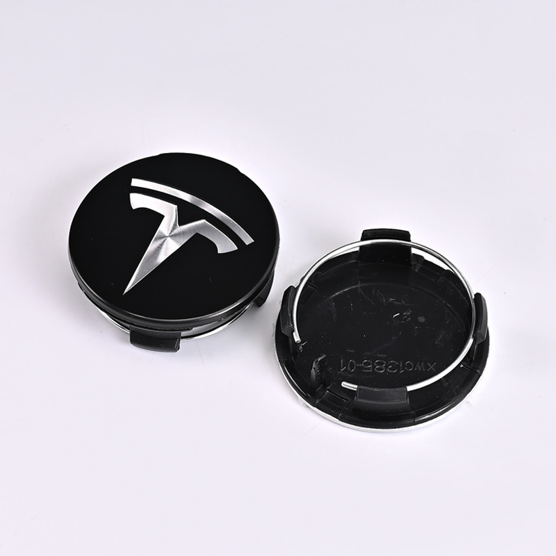 4x 58mm / 54mm Tesla Nabendeckel Felgendeckel Radkappen