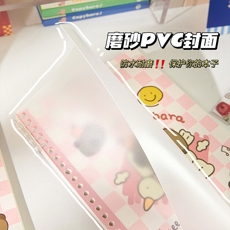 Lazy cobaya Life A5 de hojas sueltas B5 cuaderno súper grueso diseño desmontable cuaderno de línea horizontal de alto aspecto