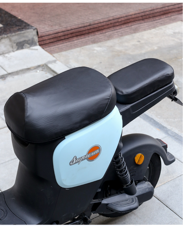 Electric bicycle seat cover new national standard electric car leather seat cover universal waterproof sunscreen battery car seat cover