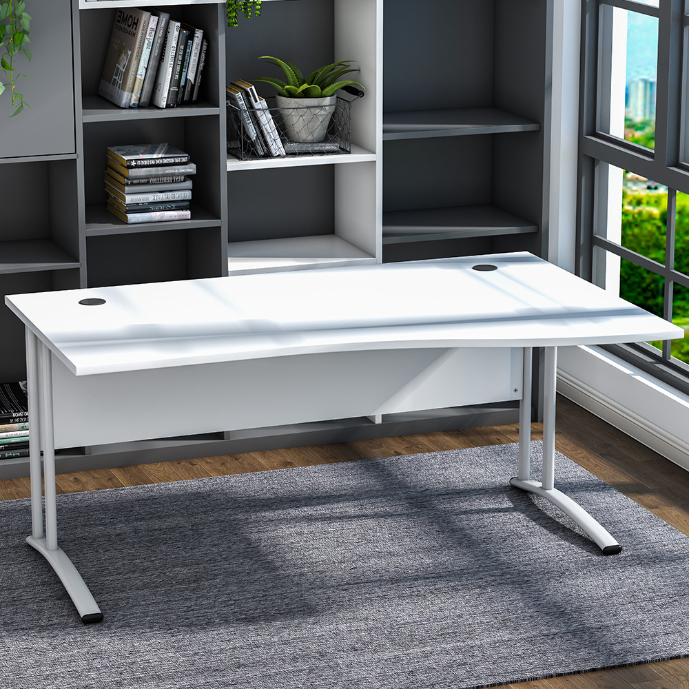 Mesa de oficina simple, escritorio de estudiantes de hierro forjado moderno, tabla de alta calidad de muebles de acero, mesa de clase de tutoría, mesa de capacitación