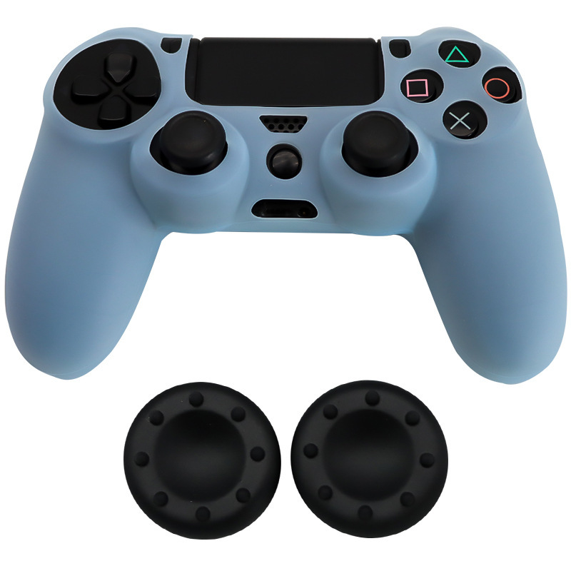 Funda protectora para gamepad PS4 SLIM/PRO para enviar dos teclas de 8 puntos Funda de silicona para gamepad ps4