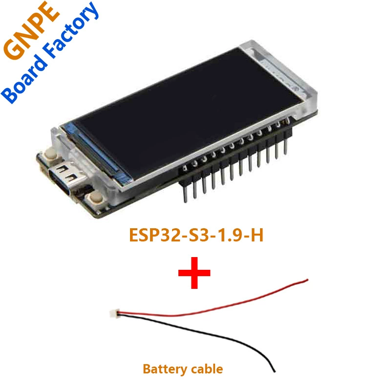 LCD-модуль 1,9 дюйма (T-Display-S3) ESP32-S3R8, опция тачпада, кейс серый/чёрный
