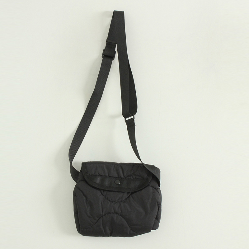 localmansion Nylon Small Wave Quilting Diamond-patterned Shoulder Crossbody Bag_voghion.com