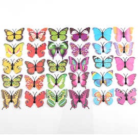 仿真蝴蝶 4.5CM3D立体家居装饰场景布置道具蝴蝶配件塑料工艺品