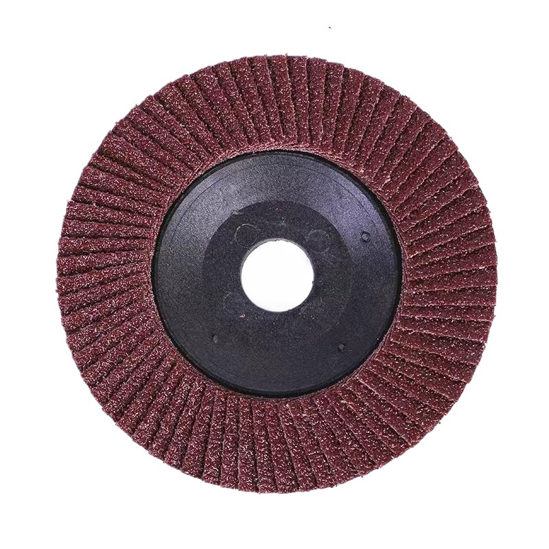 Disco Flap Abrasivo Elástico para Esmeriladora de Corindón Marrón