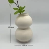 Plain double ball vase G