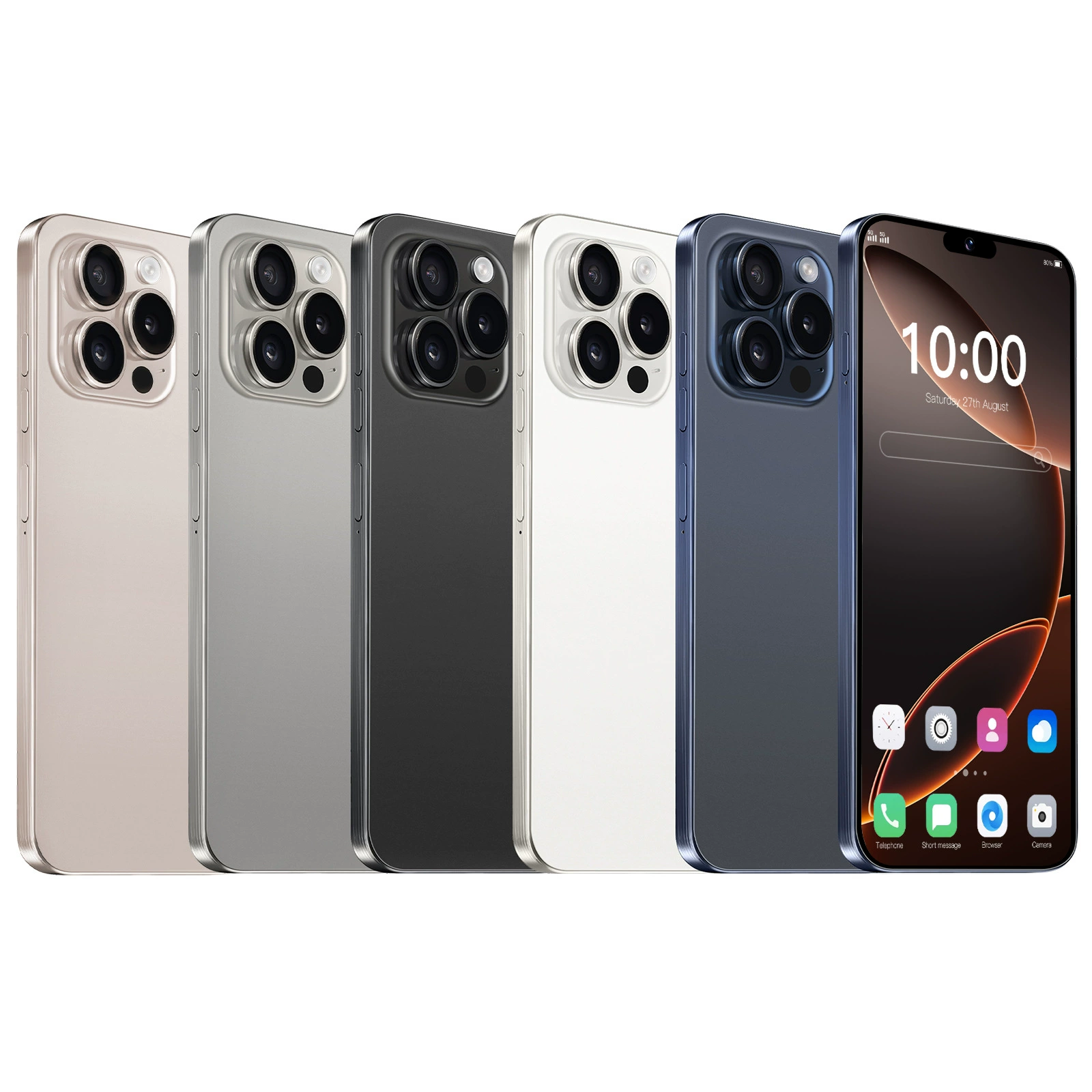 (), умный мобильный телефон, Intel Core i15, 15Promax, Android 6.8, 6.8 дюйма, 16Г