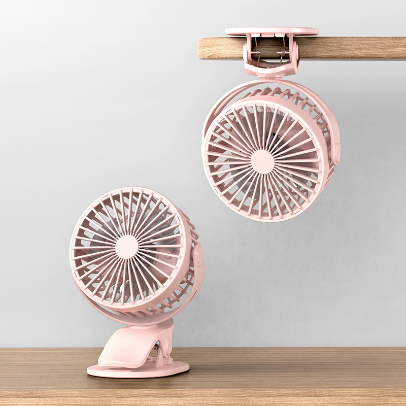 Small handheld table rotating air fan charging, Birthday gift 4