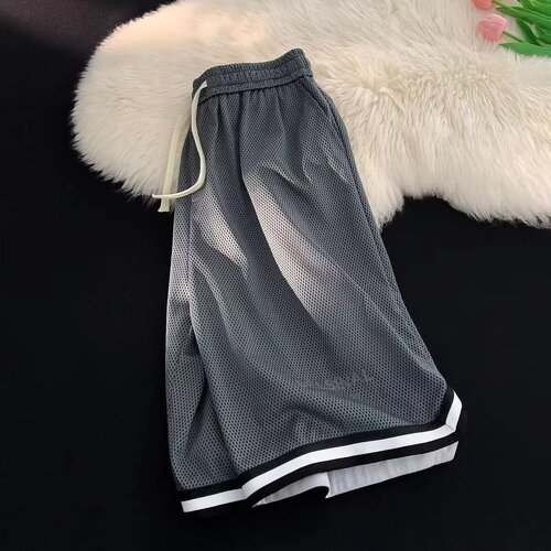 Men's Summer Basketball Shorts Retro Loose Basketball Shorts 3/5 Inch Breathable Quick Dry