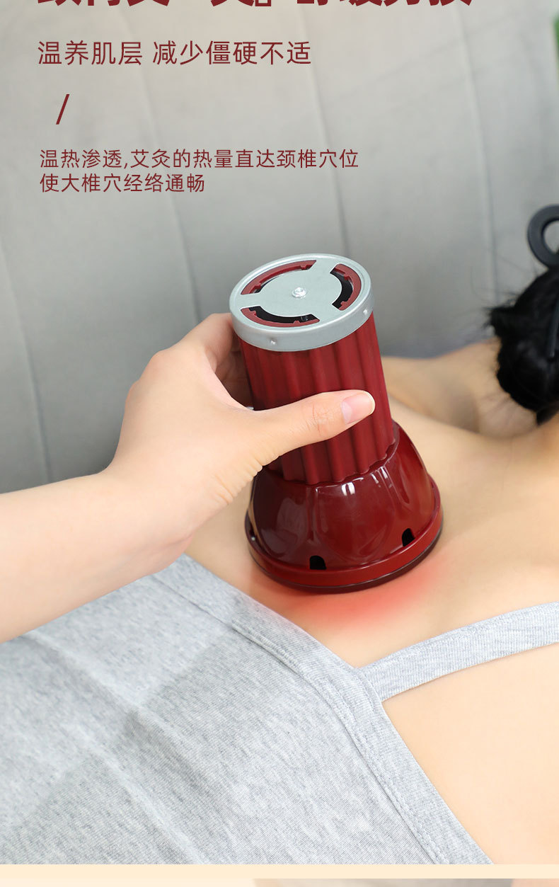 Handheld Moxa Burner Set with 5 Three-Year Aged Moxa Sticks 4cm Smokeless Warming Massage Tool quality and texture