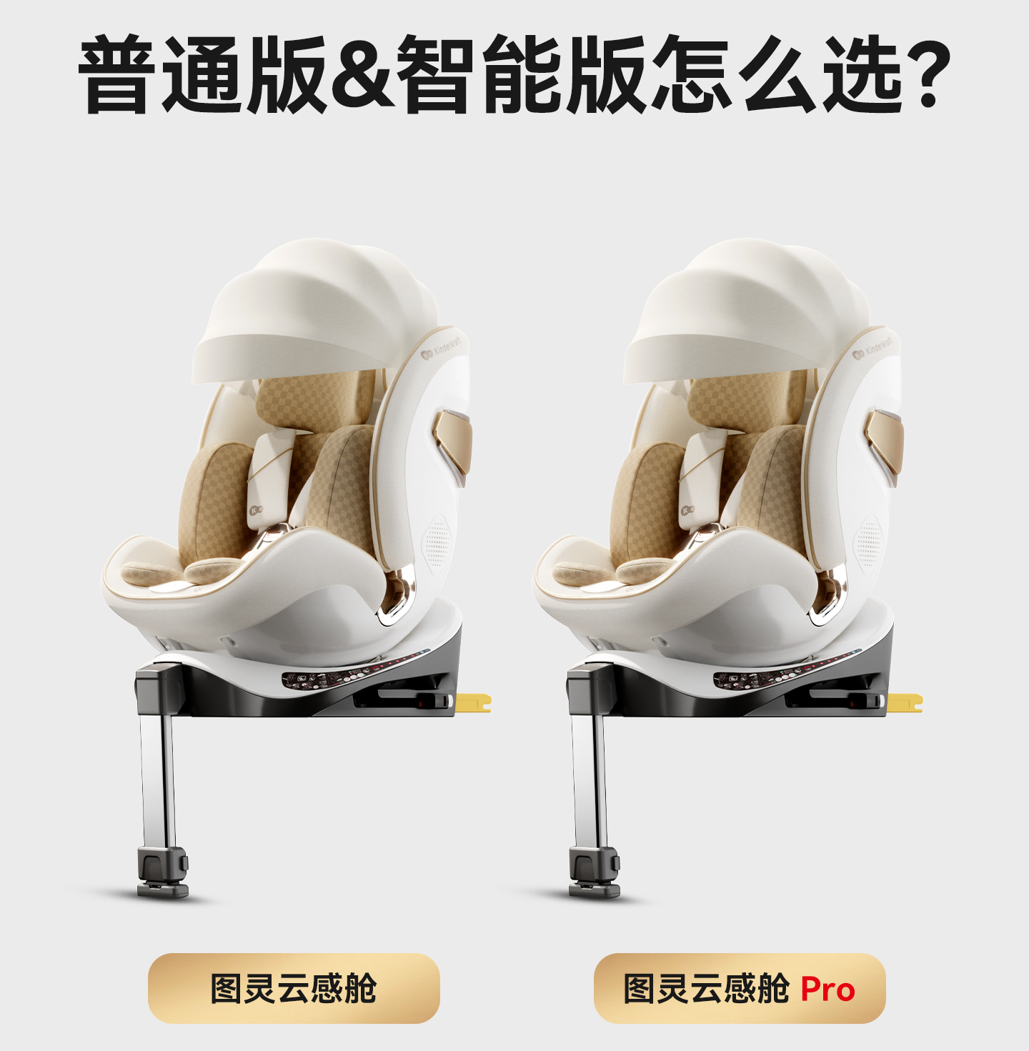 Kk Seat for Kidsren Aged 0 to 12 Years Old, Car-Mounted, Sit-Down and Reclining Baby Car Smart Seat