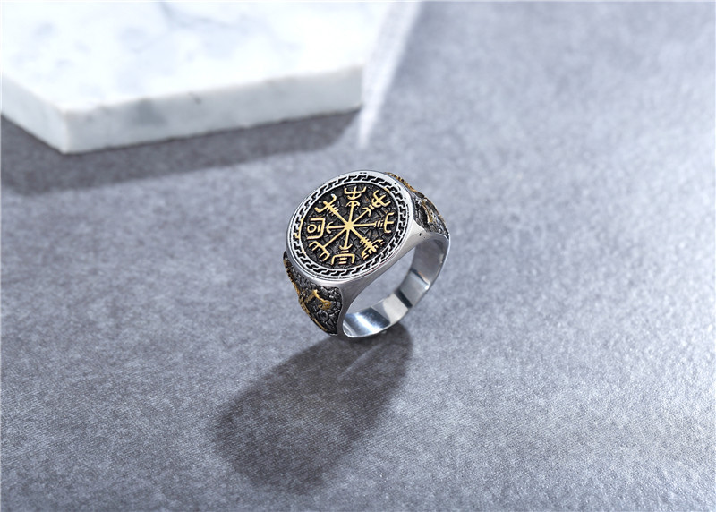 1 Piece Quantity Holiday, Party, Street Occasion Hip-hop Retro Punk Geometric Titanium Steel Men's Rings