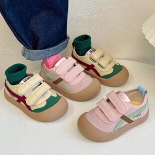 Children's library rabbit children's canvas shoes 2024 autumn new fashion thick-soled boys sneaker girls soft-soled comfortable children's shoes