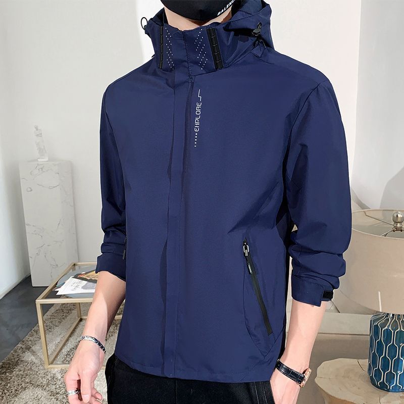 Autumn 2023 New Sports Paul Rustic Hooded Jacket Outdoor Mountaineering Windproof Waterproof fleece-lined Couple Clothes Autumn 2023 New Sports Paul Rustic Hooded Jacket Outdoor Mountaineering Windproof Waterproof fleece-lined Couple Clothes