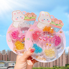 兒童指甲貼女孩美甲貼自粘假指甲果凍膠貼片卡通可愛穿戴甲批發