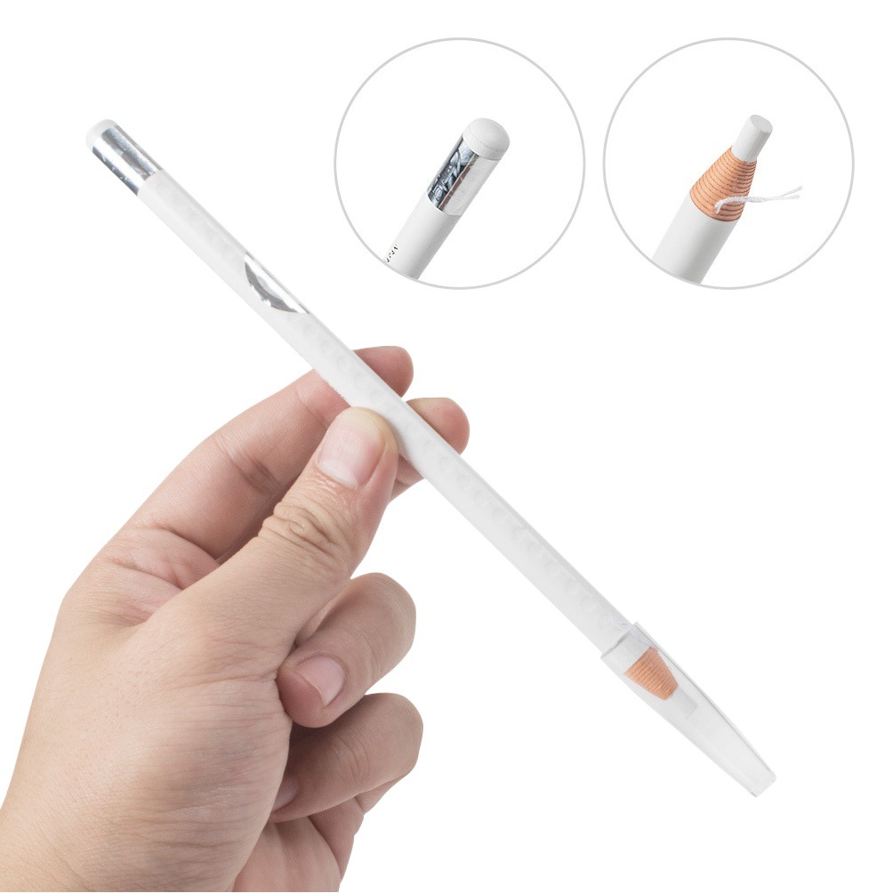 Factory wholesale thrush 1818 tattoo tools white pull eyebrow pencil
