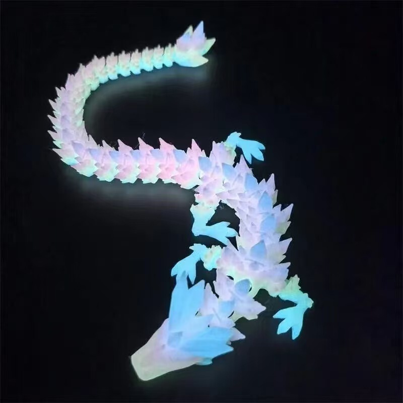 【Amazon TK人気商品】3Dプリントおもちゃ クリスタルドラゴンエッグ 可動式関節付き飾り カラフル恐竜の卵 トレンド玩具|undefined
