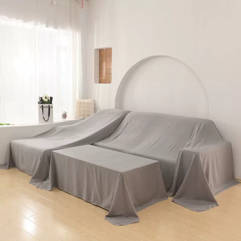 跨境家具防尘罩遮盖防尘布床罩柜子盖布家居装修罩弹力现代简约