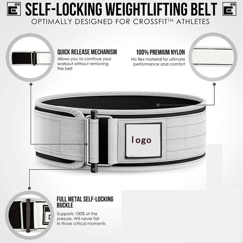 Fitness lifting waist belt with self-locking EVA fitness belt deep hard pull protection equipment strength training belt