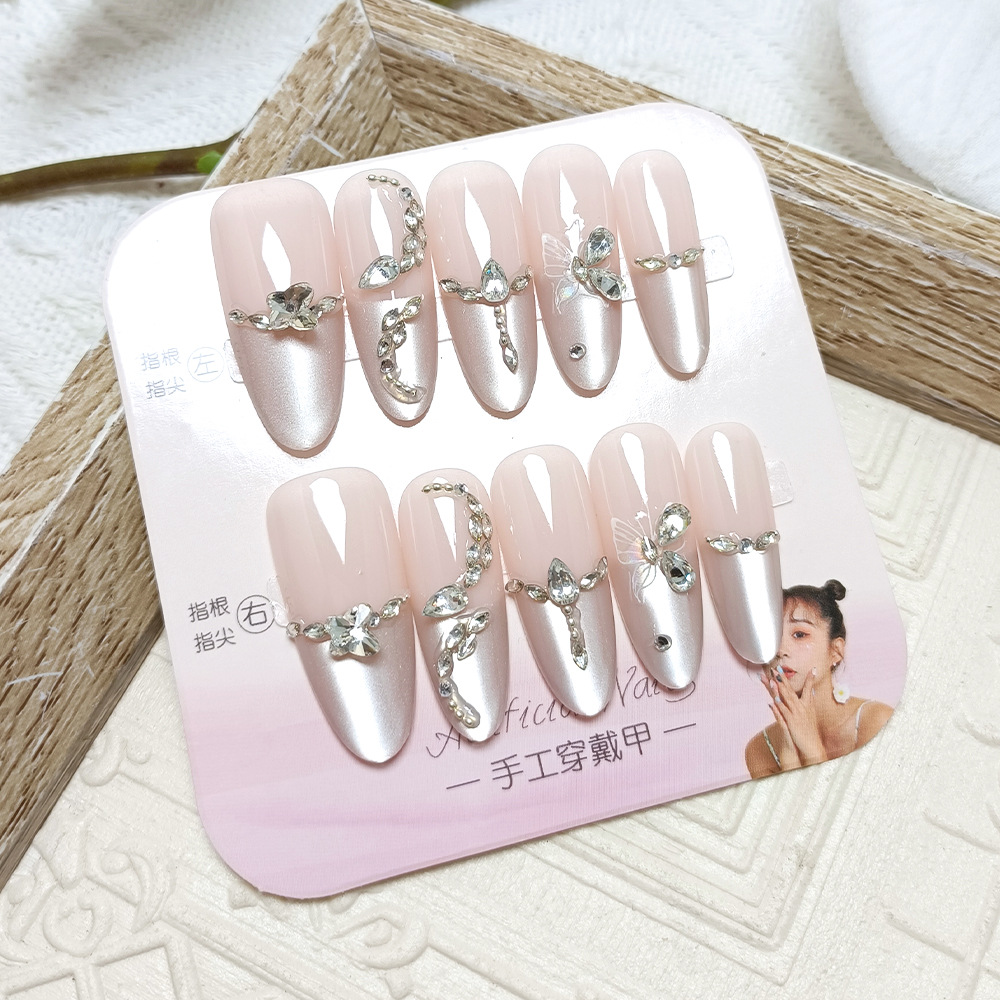 10 piezas decodificadas de fototerapia manual para usar uñas parche de uñas simple sensación de alta calidad caja de almacenamiento de uñas image 18