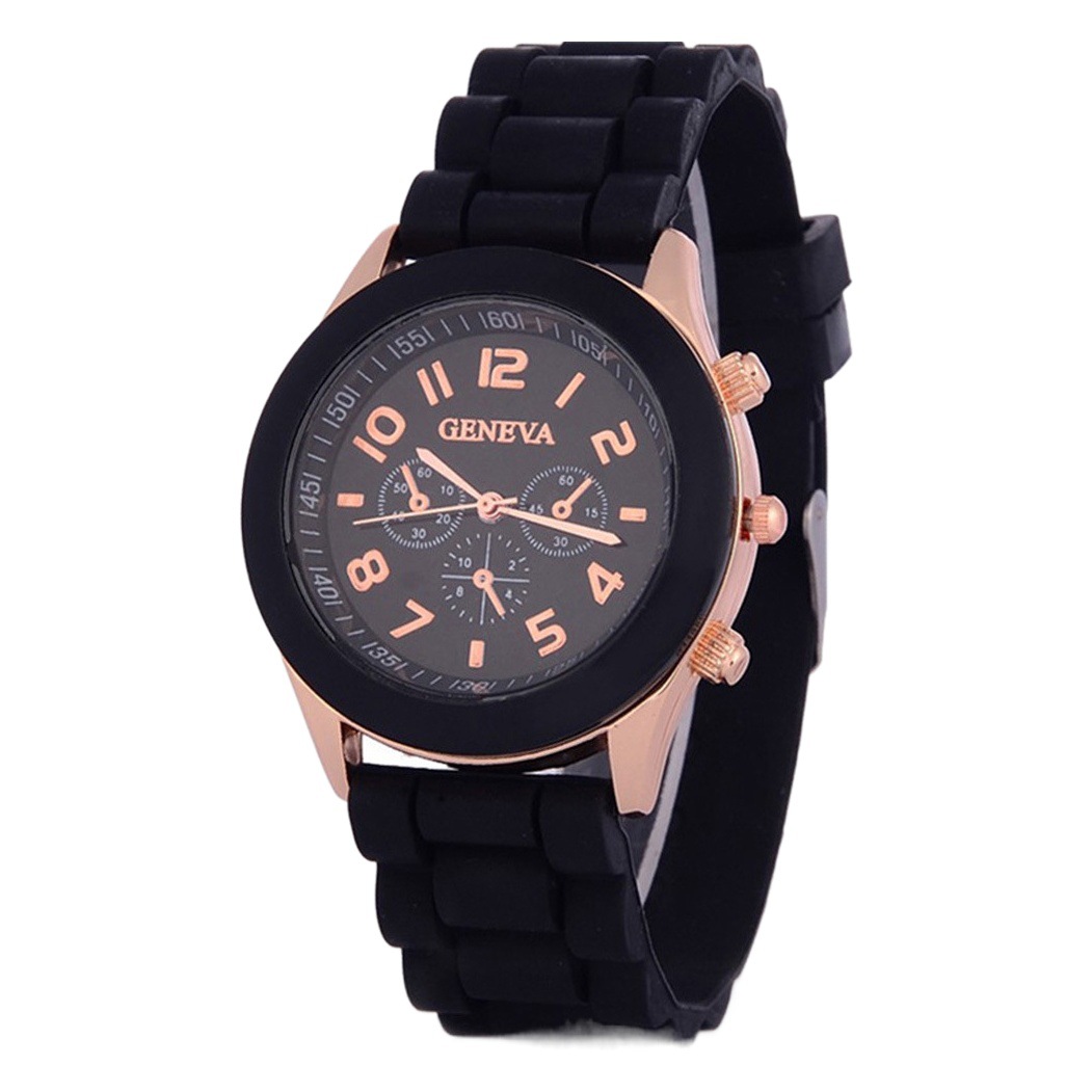 Reloj de silicona Geneva de AliExpress, superventas, estilo coreano, moderno, hermoso color gelatina, deportivo, para estudiantes, para mujer