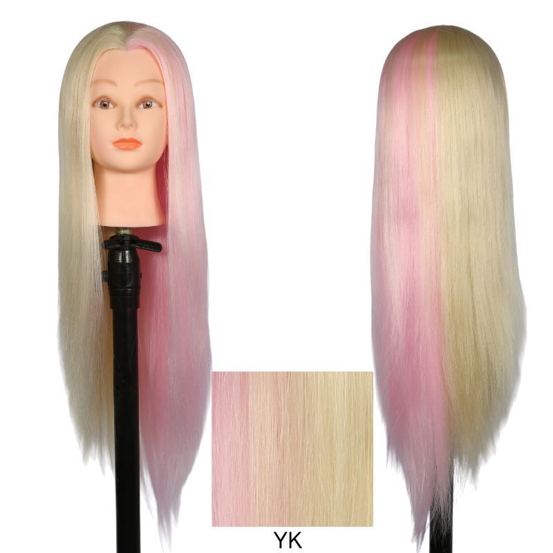 トレーニングヘッド高温ワイヤーウィッグマネキンヘッド練習理髪ヘアカット指導ヘッド指導ヘッドモデル|undefined