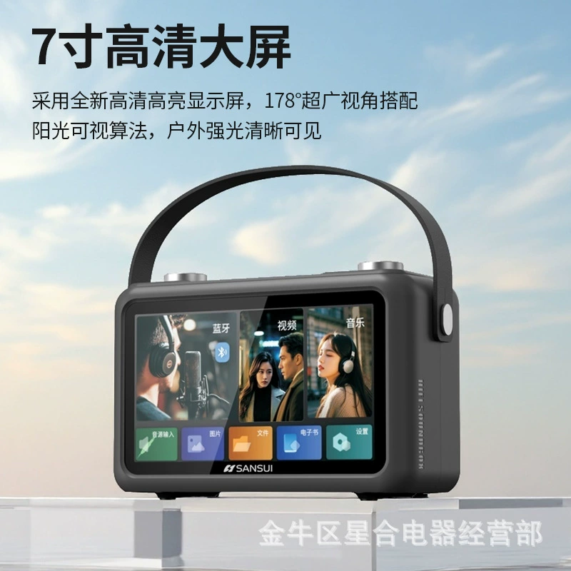 Shanshui новый F58 видео караоке микрофон «все в одном» большой цветной экран динамические тексты Bluetooth аудио домашний КТВ