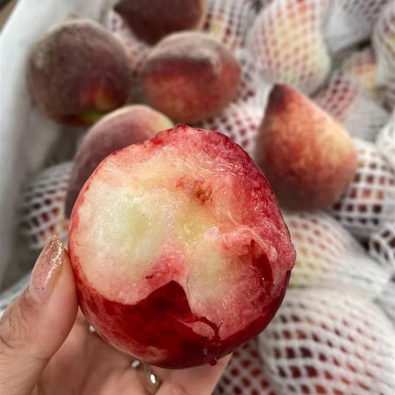 Peaches from Shaanxi Plateau, Sweet and Crisp, Freshly Picked, Seasonal Fruit, 2.5kg Whole Box