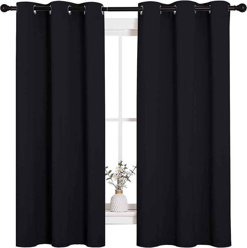 grommet blackout curtain bedroom living room room darkening curtain short curtain half window curtain window privacy curtain layer grommet blackout curtain bedroom living room room darkening curtain short curtain half window curtain window privacy curtain layer
