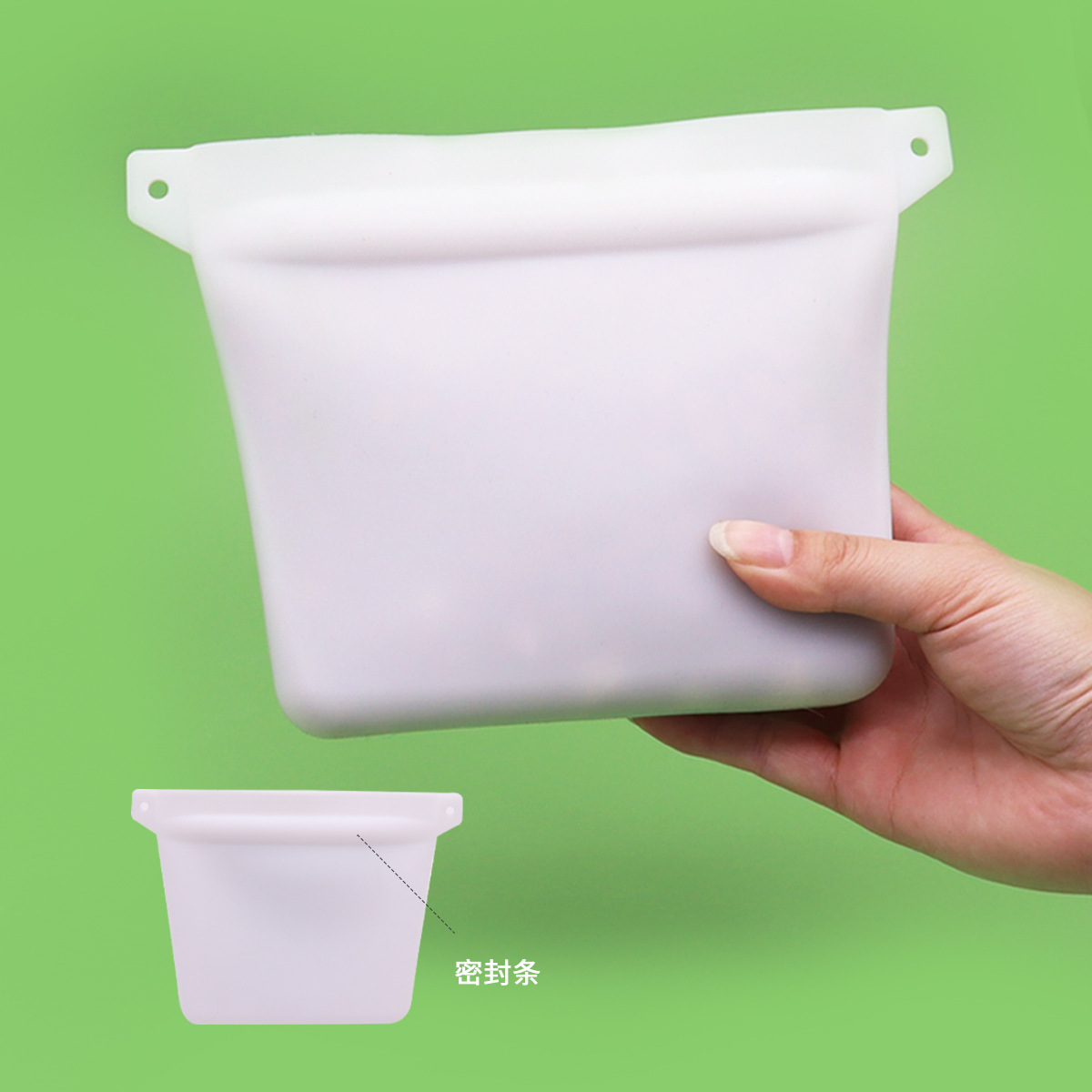 Bolsa de comida para perros de silicona para exteriores para mascotas bolsa de entrenamiento para perros a prueba de humedad sellada bolsa de bocadillos para perros y gatos bolsa para pasear perros portátil