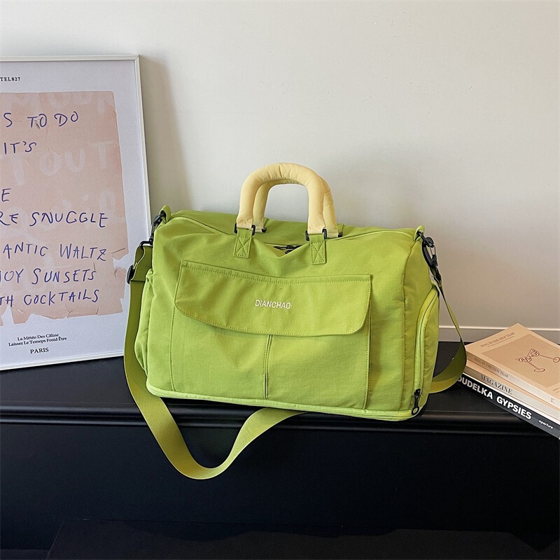 Short-Distance Travel Bag for Women, Lightweight, Multi-Functional Cross-Body Sports and Fitness Bag, Portable Travel Bag, Large-Capacity Storage Luggage Bag Short-Distance Travel Bag for Women, Lightweight, Multi-Functional Cross-Body Sports and Fitness Bag, Portable Travel Bag, Large-Capacity Storage Luggage Bag